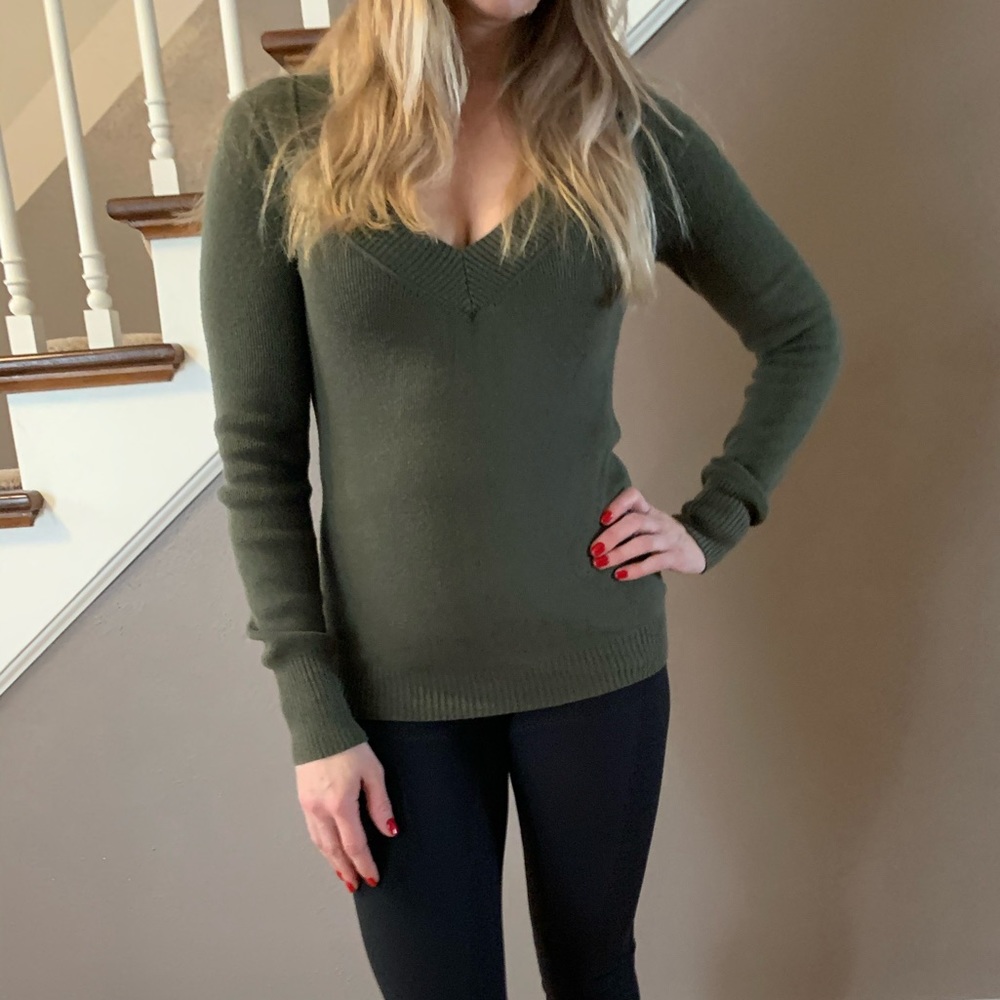 Express V Neck Sweater